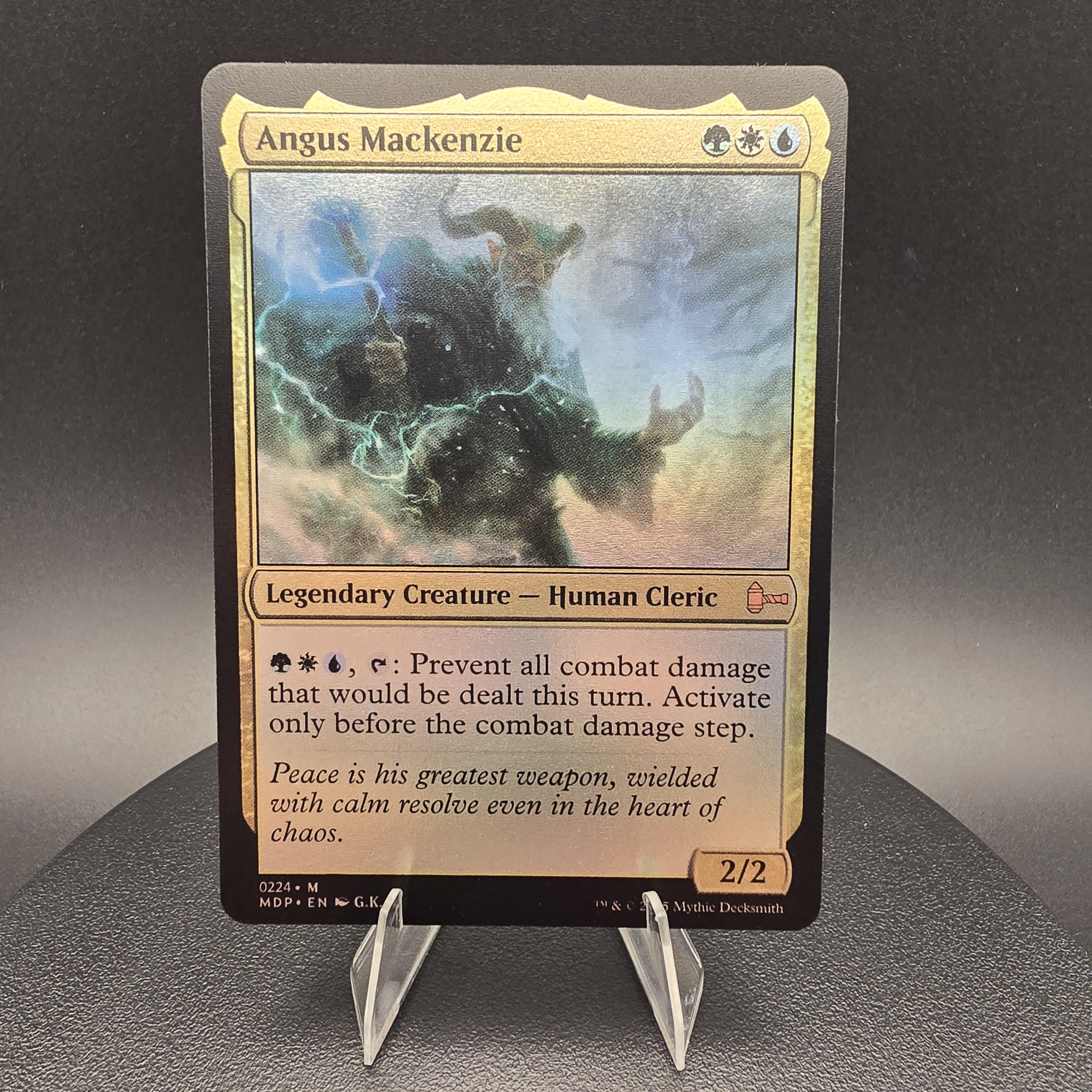 Angus Mackenzie - Custom Proxy Commander Card - Etsy