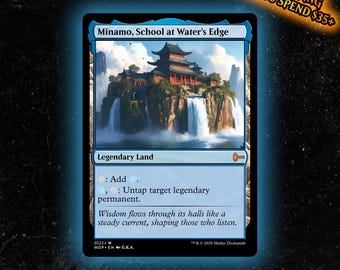 Minamo, School at Water's Edge | Proxy Card — Choose Your Art! - Etsy