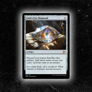Diamante Ojo de León - Tarjeta proxy personalizada de Magic: The Gathering: ¡de alta calidad, duradera y asequible!