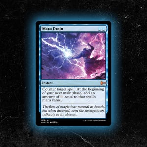 Drenaje de maná: carta proxy personalizada de Magic: The Gathering: ¡de alta calidad, duradera y asequible!