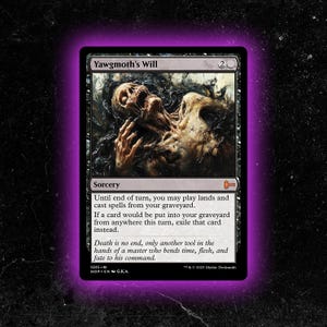 Yawgmoth&#39;s Will - Custom Proxy MTG Card - High-Quality, Durable, and Affordable!