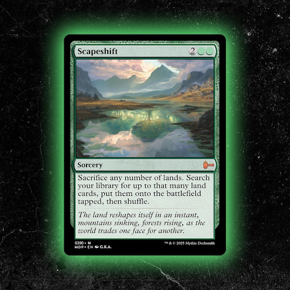 Scapeshift - Custom Proxy Commander Card - Etsy