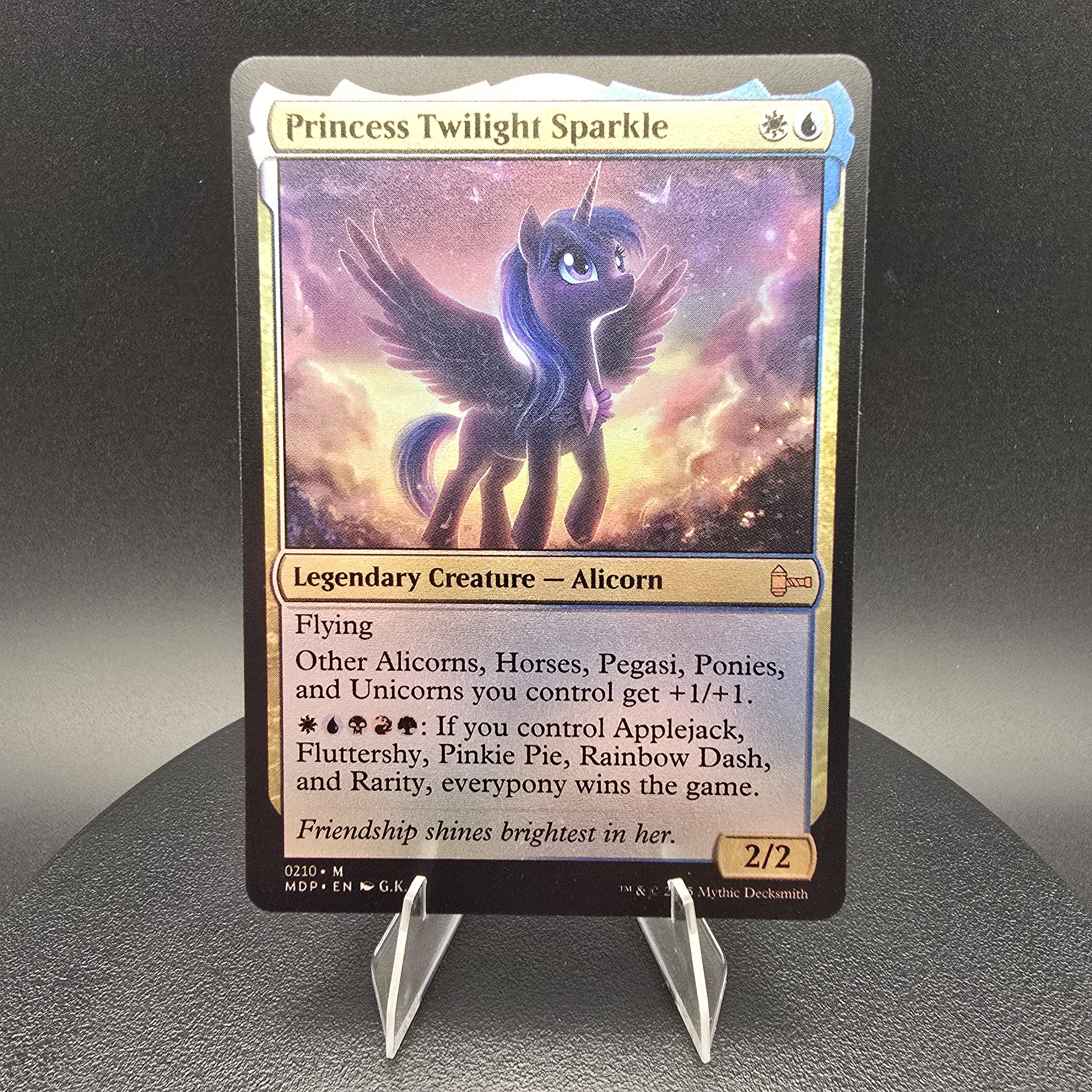 princess twilight sparkle mtg commander deck but theres no doubt its worth fighting for! mlp mtg commander deck Ponies!