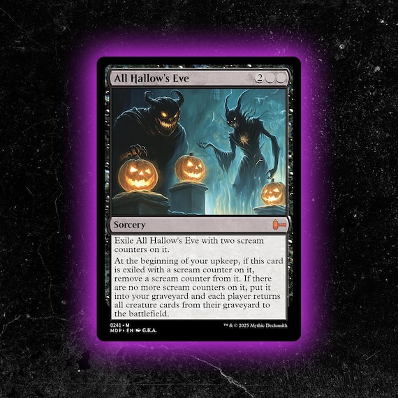 All Hallow's Eve - Custom Proxy Commander Card - Etsy Israel