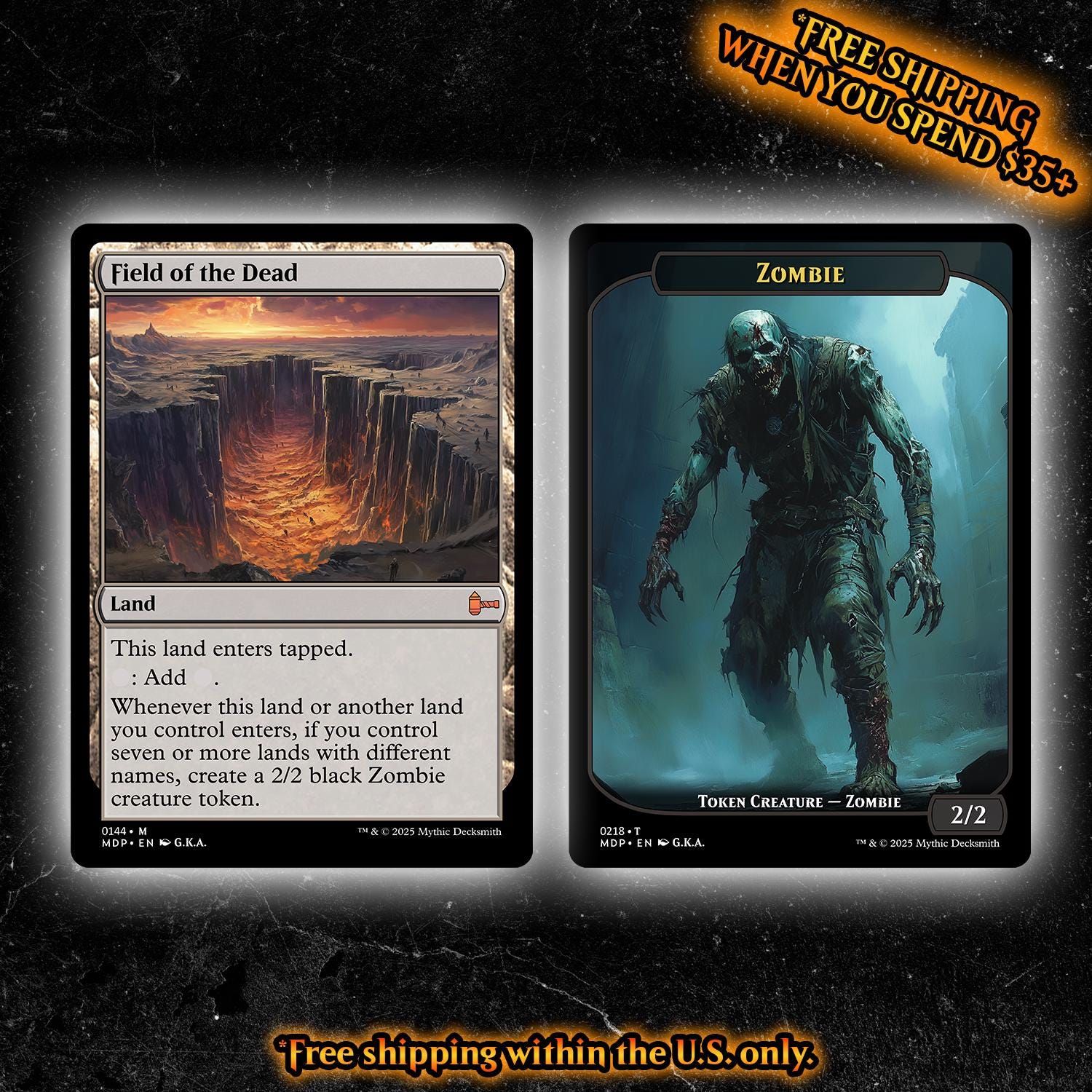 Field of the Dead Mtg - Etsy