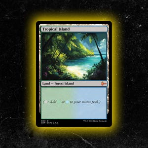 Tropical Island - Custom Proxy Magic: The Gathering Card - Hoogwaardig, duurzaam en betaalbaar!