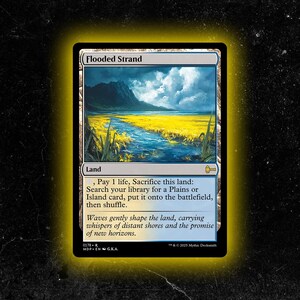 Flooded Strand - Tarjeta proxy personalizada de Magic: The Gathering: ¡de alta calidad, duradera y asequible!