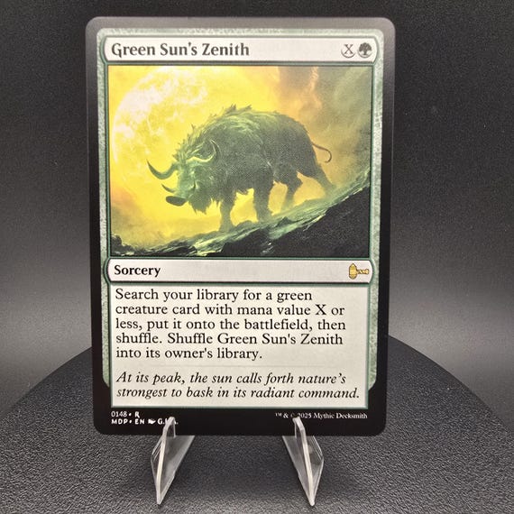 Green Sun's Zenith - Custom Proxy Commander Card - Etsy