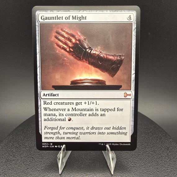 Gauntlet of Might - Custom Proxy Commander Card - Etsy