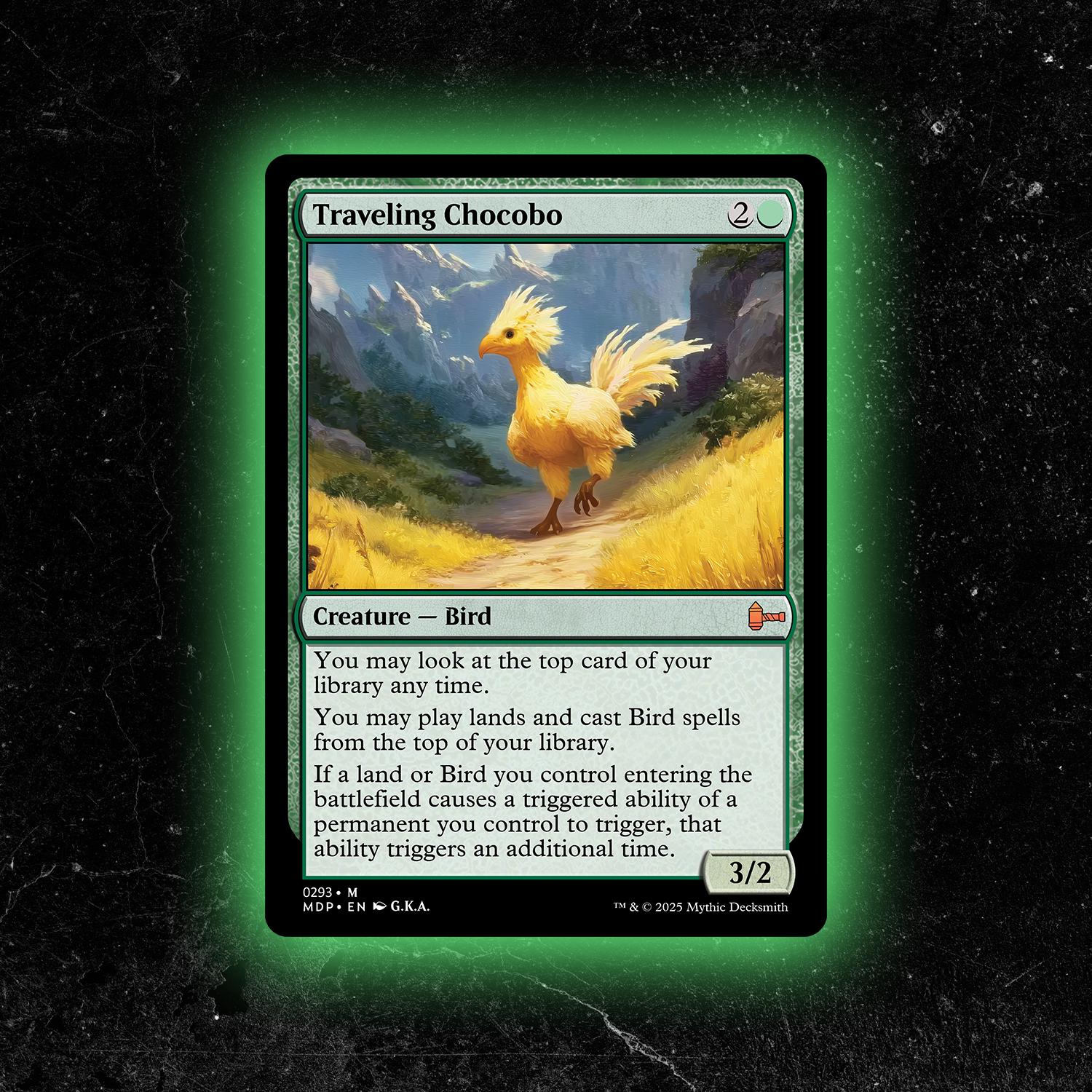 Traveling Chocobo - Custom Proxy Commander Card - Etsy Australia