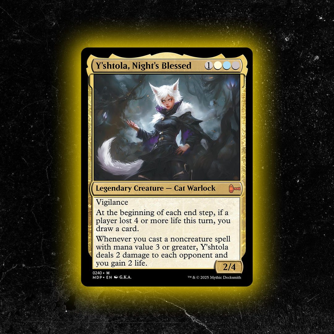 Y'shtola, Night's Blessed - Custom Proxy Commander Card - Etsy