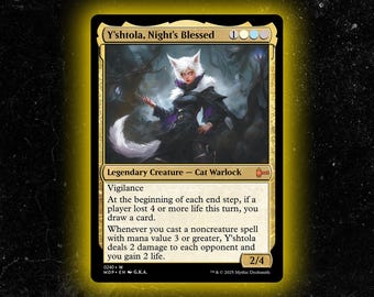 Y'shtola, Night's Blessed - Custom Proxy Commander Card