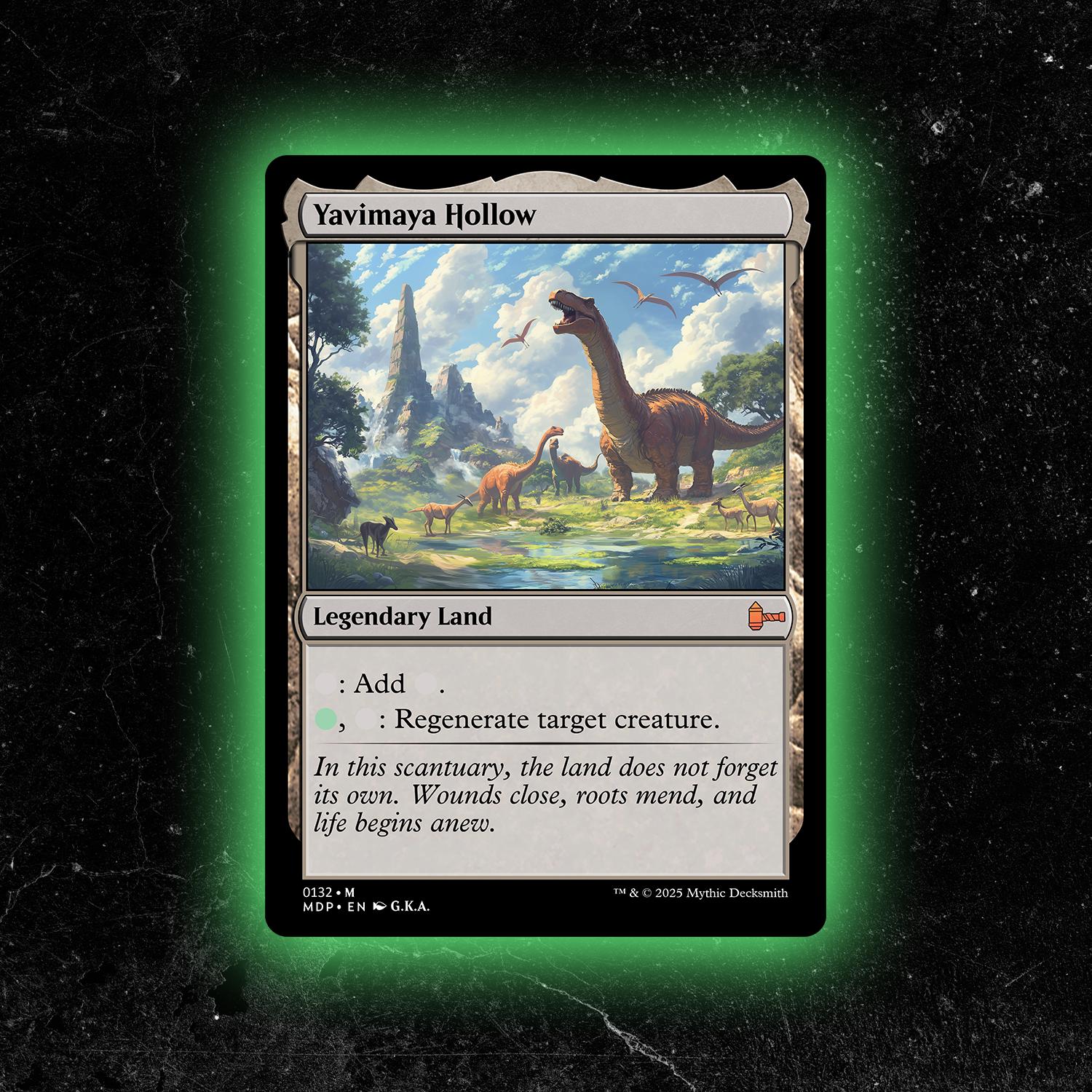 Yavimaya Hollow - Custom Proxy Commander Card - Etsy