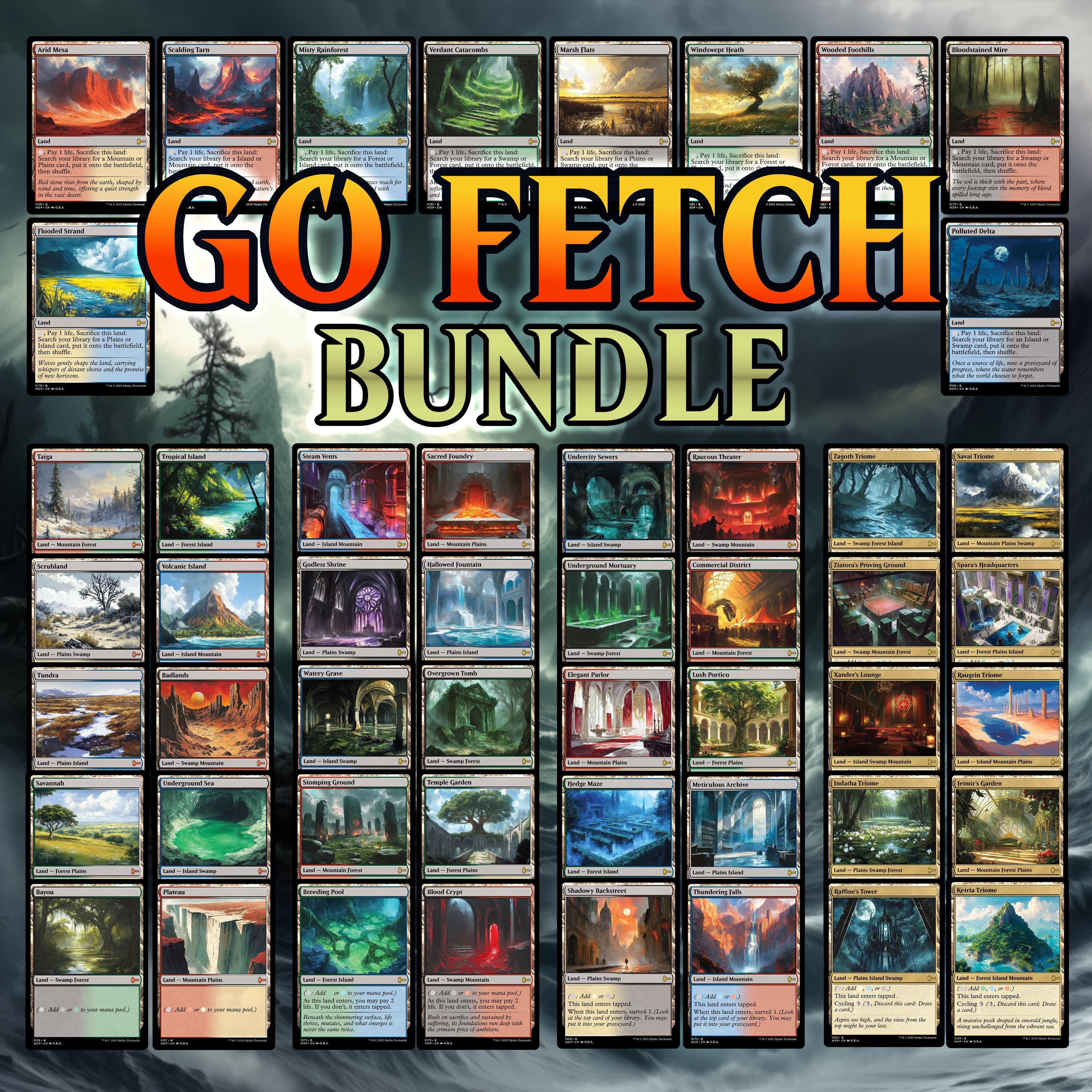 GO FETCH! Bundle (One of Each) - Custom Proxy MTG Card - High-Quality, Durable, and Affordable!