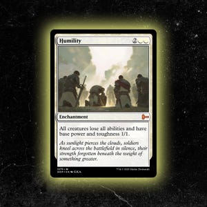Humildad - Tarjeta proxy personalizada de Magic: The Gathering: ¡de alta calidad, duradera y asequible!