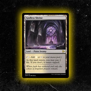Santuario sin Dios - Tarjeta proxy personalizada de Magic: The Gathering: ¡de alta calidad, duradera y asequible!