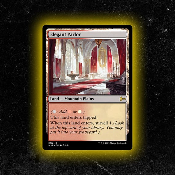 Elegant Parlor - Custom Proxy Commander Card - Etsy