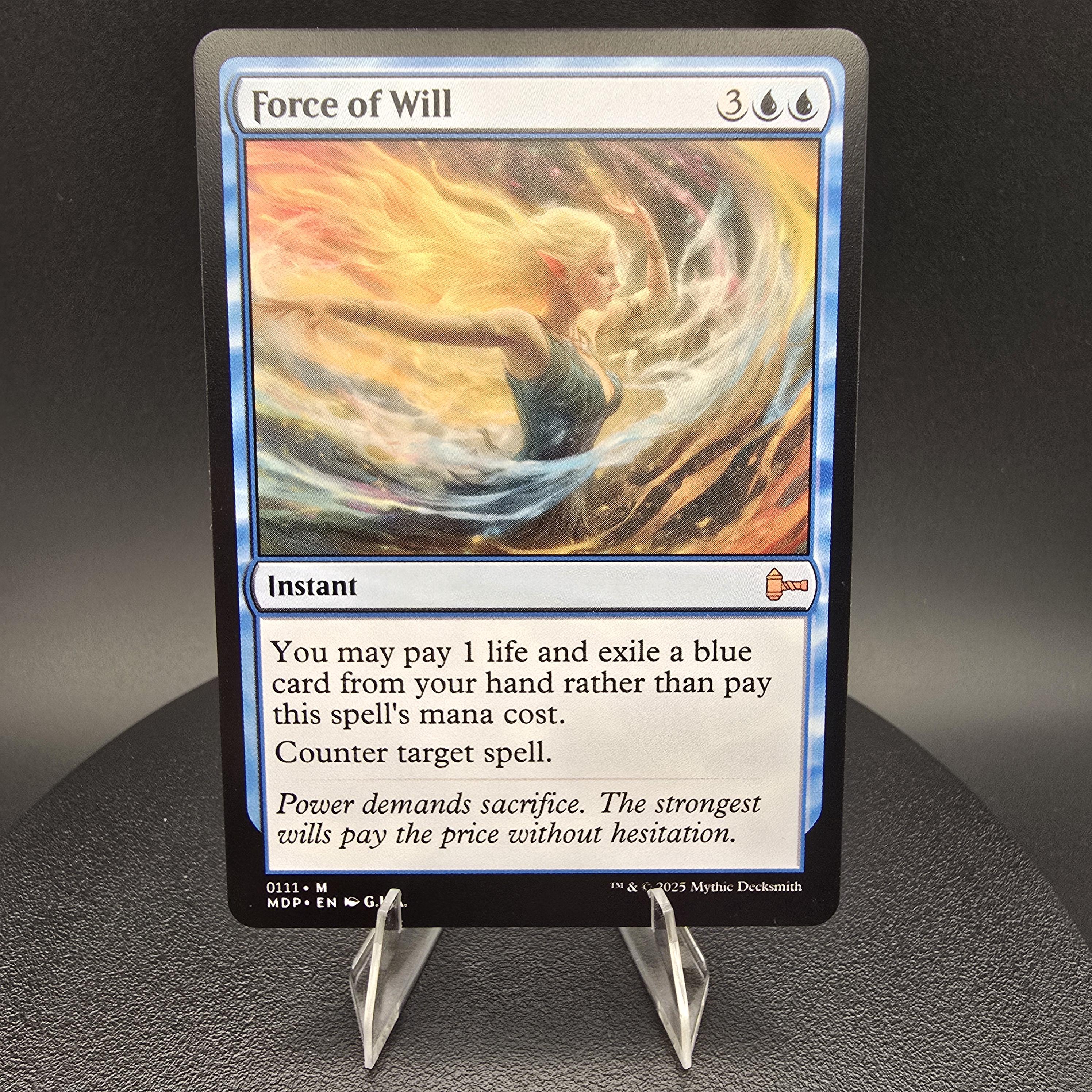 Force of Will - Custom Proxy Commander Card - Etsy