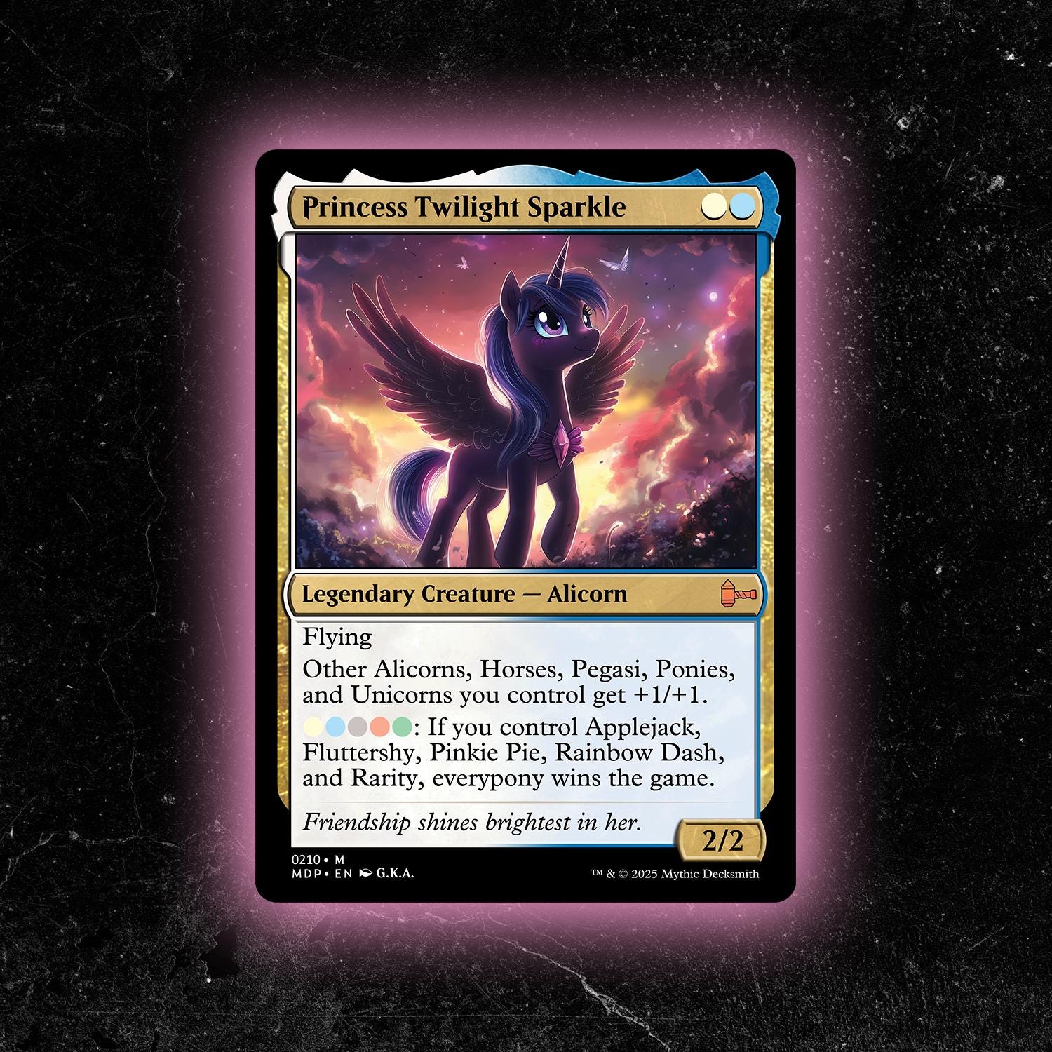 Princess Twilight Sparkle - Custom Proxy Commander Card - Etsy