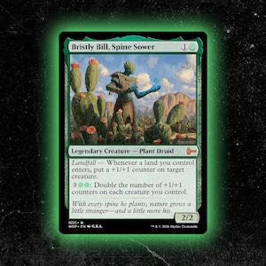 Bristly Bill, Spine Sower - Custom Proxy Commander Card