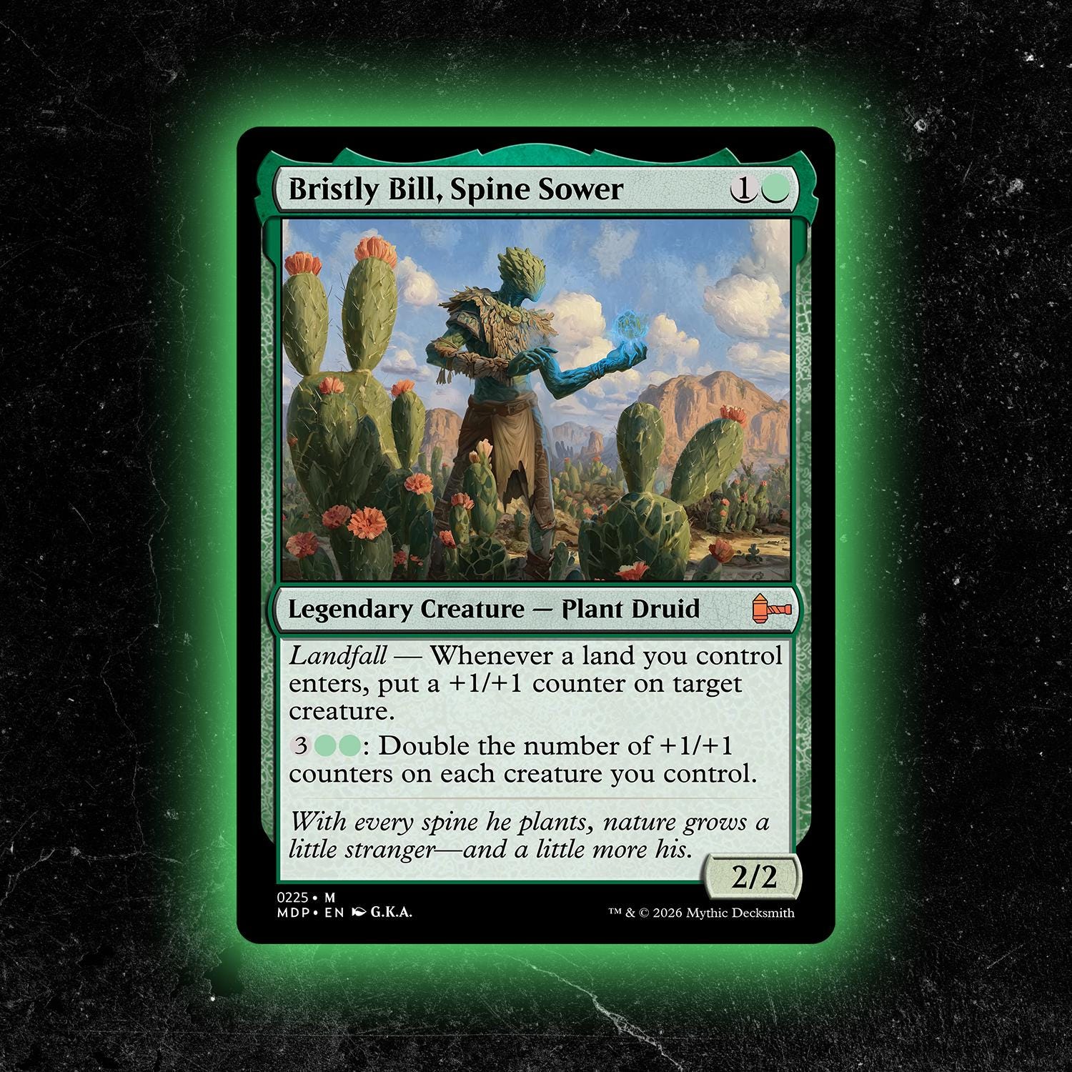 Bristly Bill, Spine Sower - Custom Proxy Commander Card - Etsy