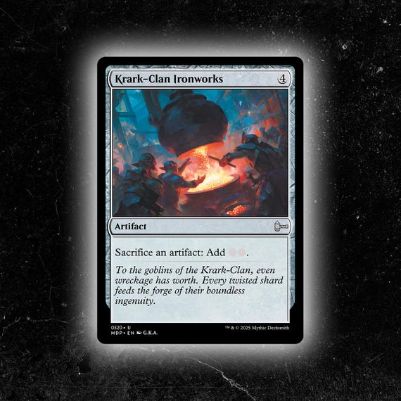 Krark-clan Ironworks - Custom Proxy Commander Card - Etsy