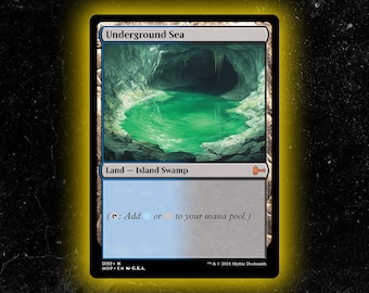 MTG - Magic the Gathering - Ice Age - Underground River - Lightly
