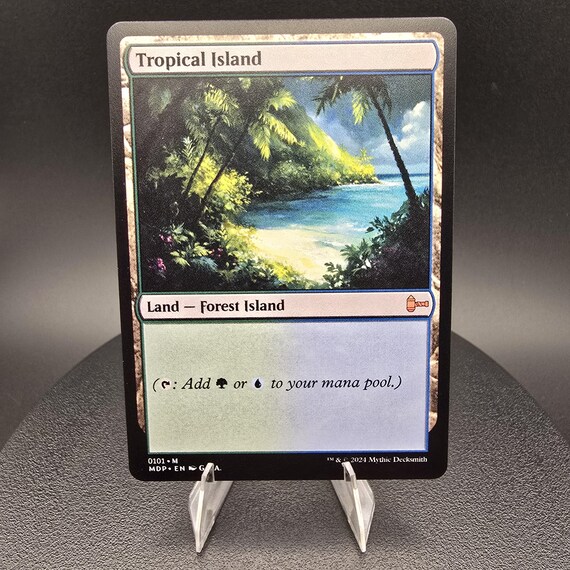 Tropical Island - Custom Proxy Commander Card - Etsy New Zealand