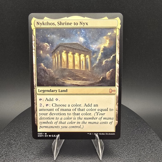 Nykthos, Shrine to Nyx - Custom Proxy Commander Card - Etsy
