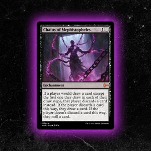Chains of Mephistopheles Mtg Card Handmade Edh Commander Land - Etsy