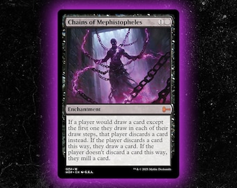 Chains of Mephistopheles | Custom Art Proxy Card - Etsy