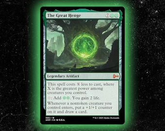 El Gran Henge - Tarjeta de Comandante Proxy Personalizada