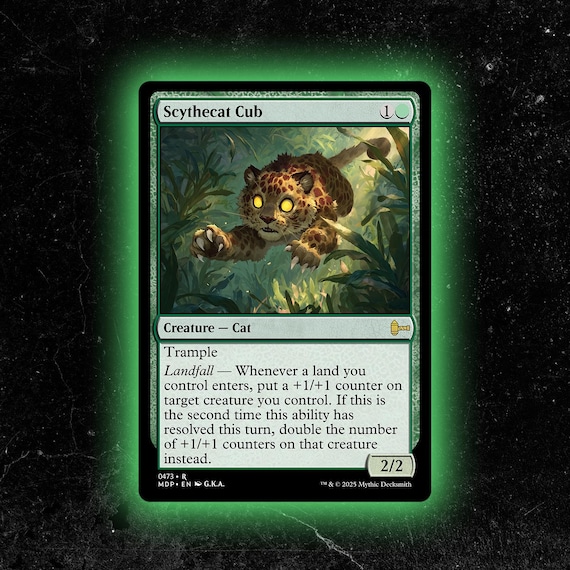 Scythecat Cub - Custom Proxy Commander Card - Etsy