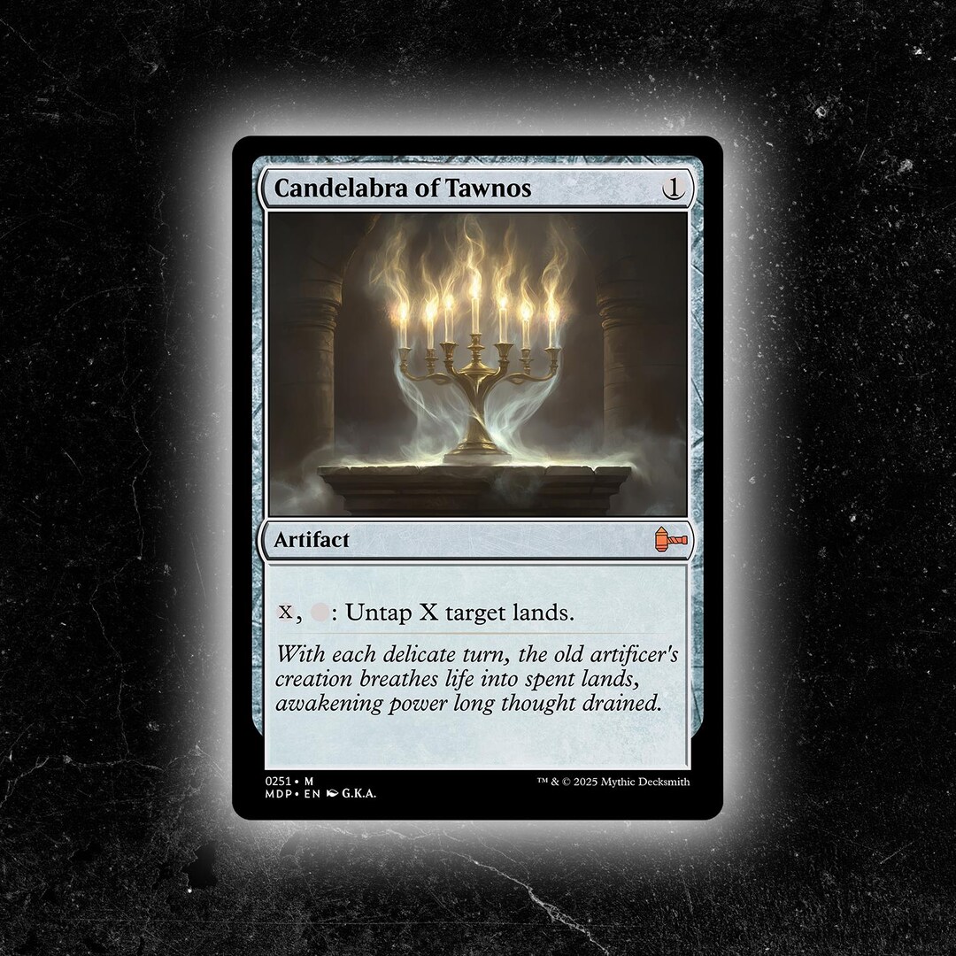 Candelabra of Tawnos MTG プレイマット サイン入り Candelabra of Tawnos MTG プレイマット サイン入り - メルカリ