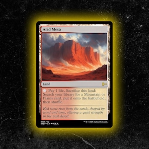 Arid Mesa - Tarjeta proxy personalizada de Magic: The Gathering: ¡de alta calidad, duradera y asequible!