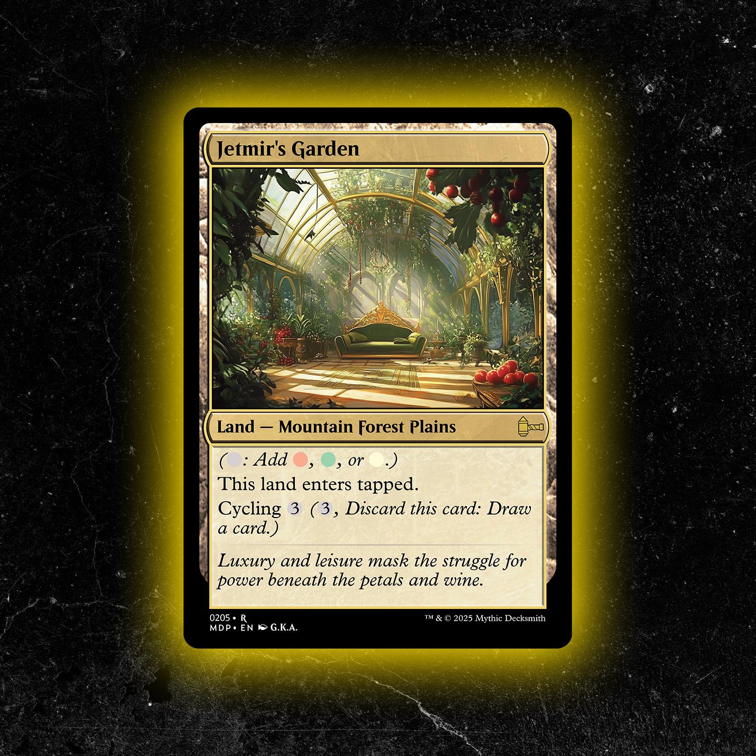 Jetmir's Garden - Custom Proxy Commander Card - Etsy Israel