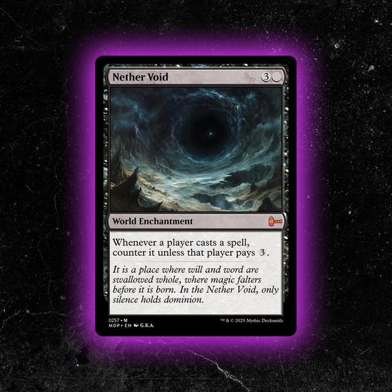 Nether Void - Custom Proxy Commander Card - Etsy