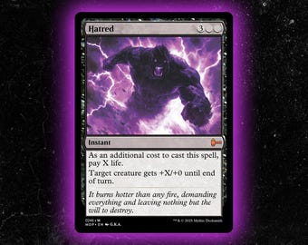 Hatred - Custom Proxy Commander Card