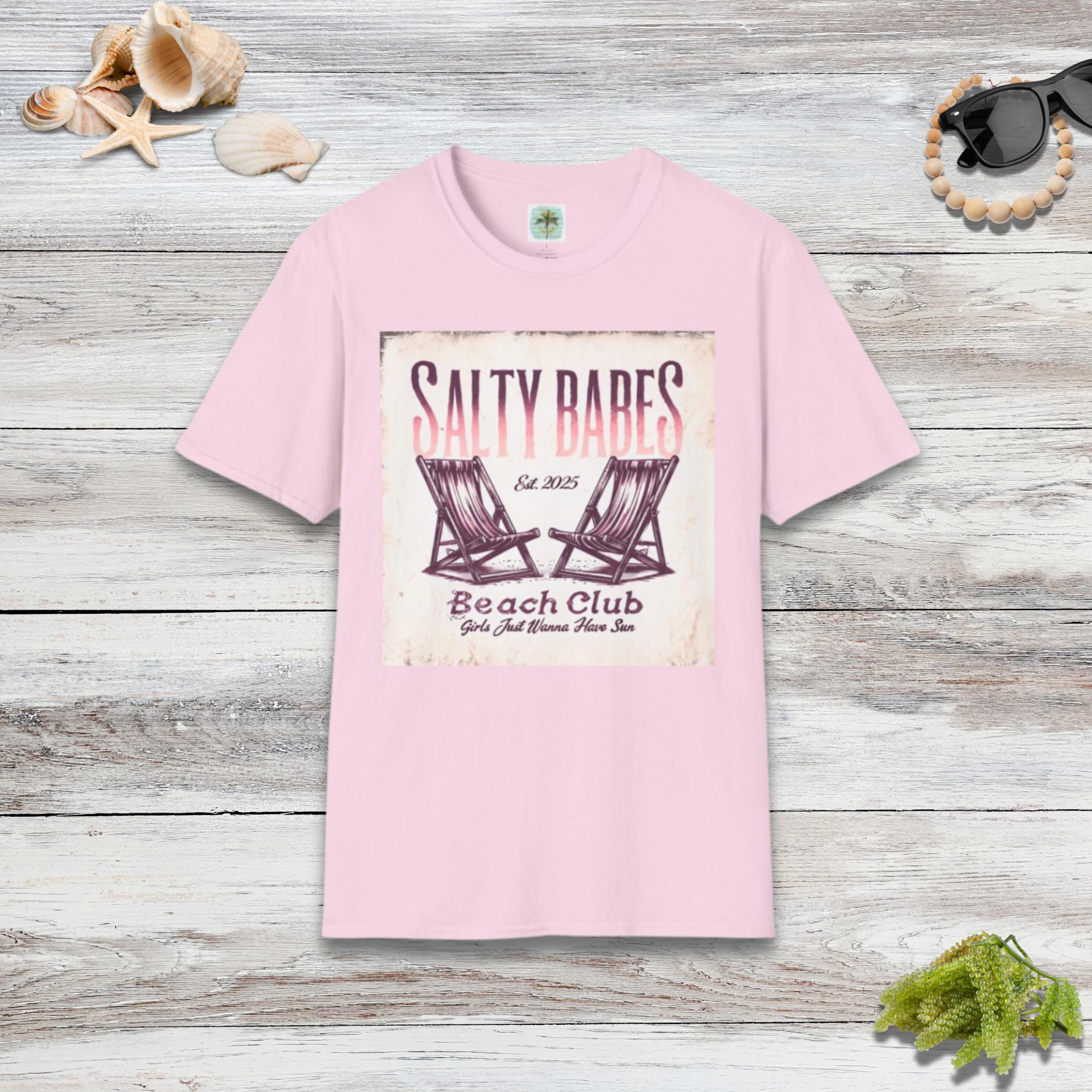 Salty Babes Girls Just Wanna Have Sun,Funny Summer Tee, Beachlover. Vacation Wear, Gift for woman, Unisex Softstyle T-Shirt with Cute Design
