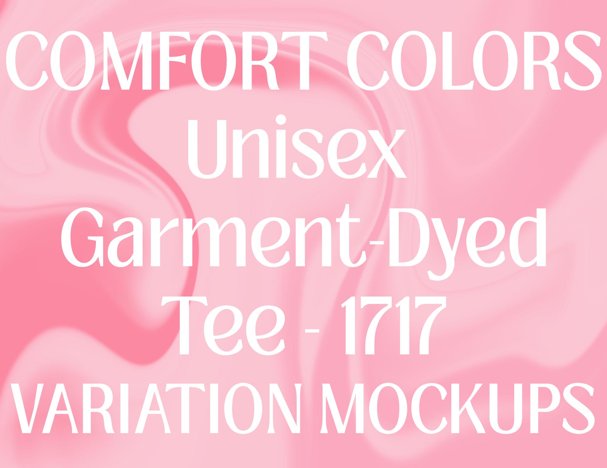 Comfort Colors Tee Mockup - Unisex Garment-Dyed 1717