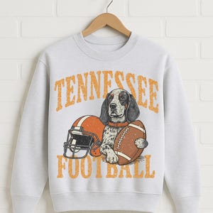 Tennessee Football Sweatshirt | Vintage Smokey Mascot Design