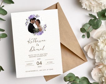 Editable Wedding Invitation Template