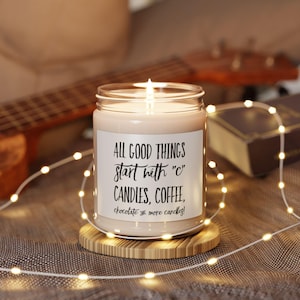 Funny Scented Soy Candle, 9oz