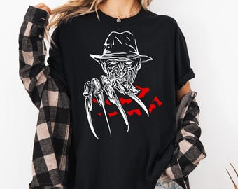 Freddy Krueger Graphic Tee: Nightmare on Elm Street Horror Shirt