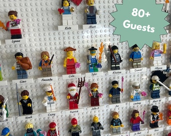 LEGOミニフィギュアウェディングゲストブック、特別なイベントの記念品