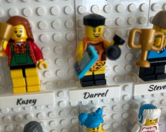 Wedding Guestbook made of LEGO Bricks! Personalized LEGO Minifigures and  Accessories for up to 70 Guests!