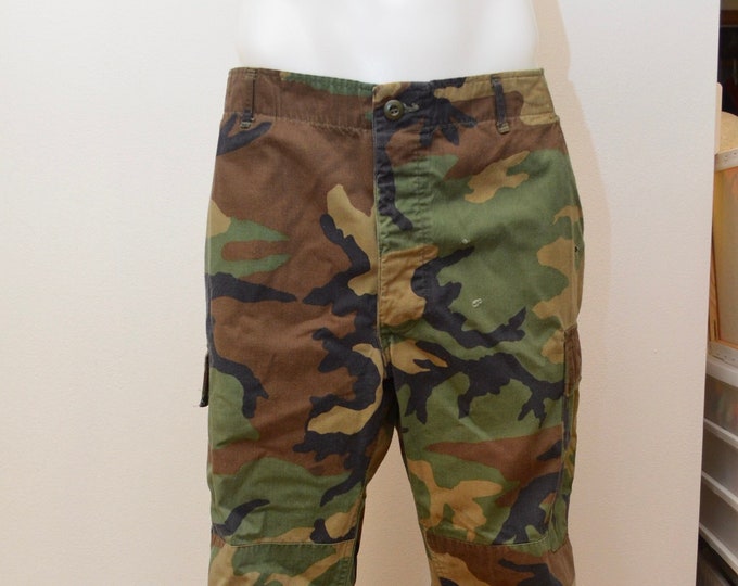 Vintage U.S. ARMY Woodland Camouflage Combat Trousers Pants - Etsy