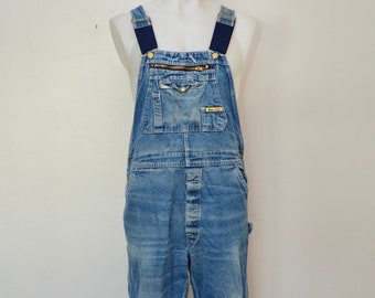Vintage Workn' Sport OVERALLS distressed work wear Made in USA Size 40 X 30
