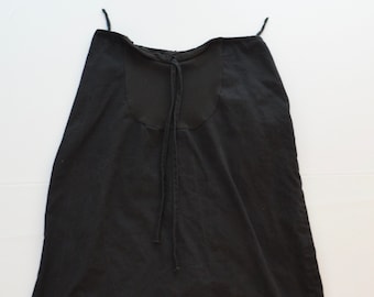 Vintage MATERNITY SKIRT black handmade