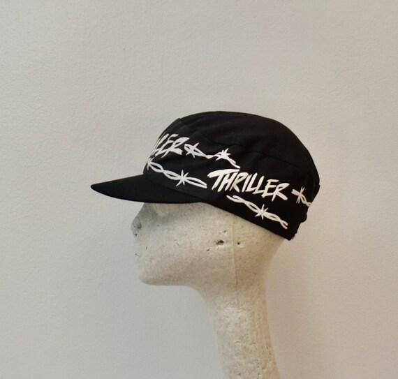 on SALE Vintage THRILLER snapback cap hat Michael… - image 3